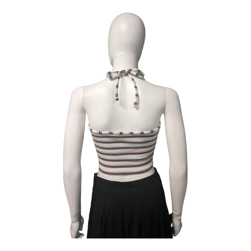 Garage Henley Halter Top Multi M - Picture 2 of 9
